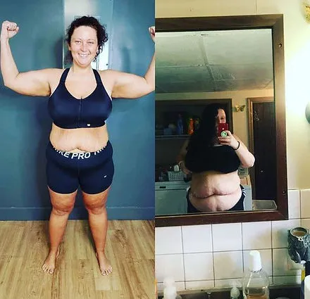 Bootcamp member before and after transformation